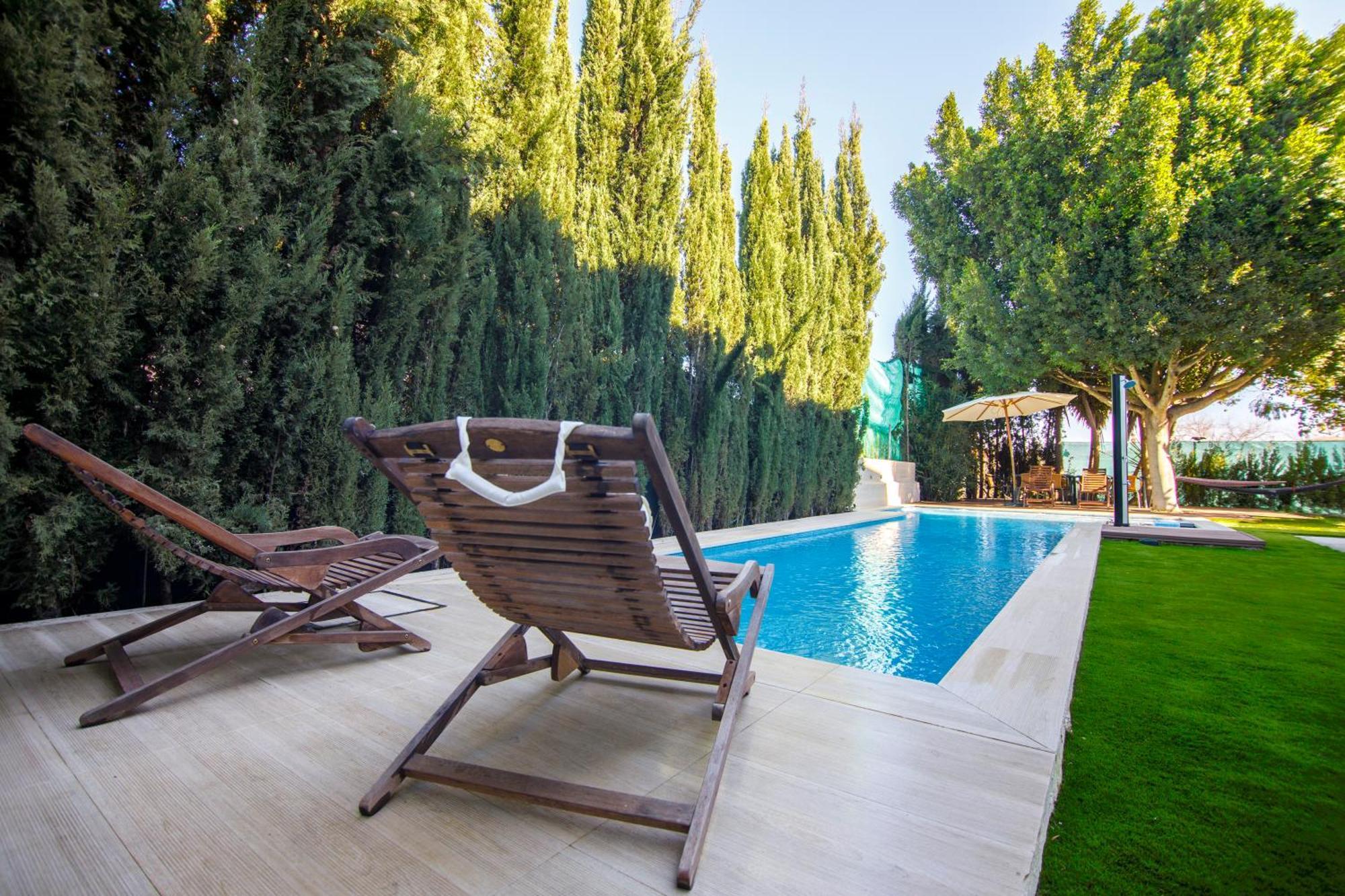 Rentalsevilla Brisa Del Aljarafe Con Piscina Climatizada A 15 Minutos De Sevilla Almensilla Bagian luar foto